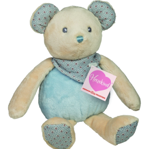 Peppi -blauwe knuffelbeer-Hermann-Teddy