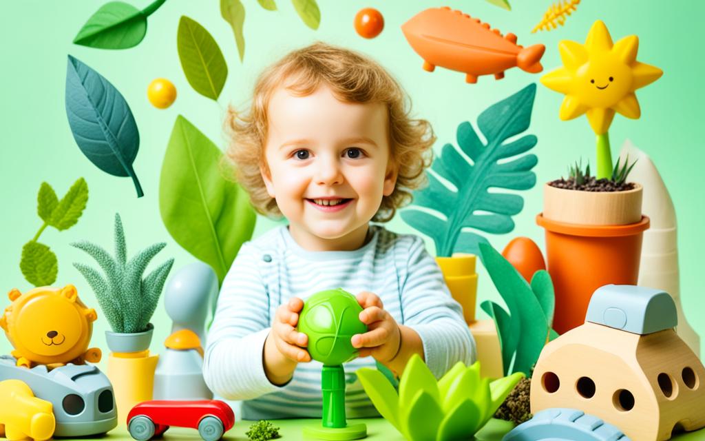Eco-vriendelijk speelgoed gemaakt met bioplastic