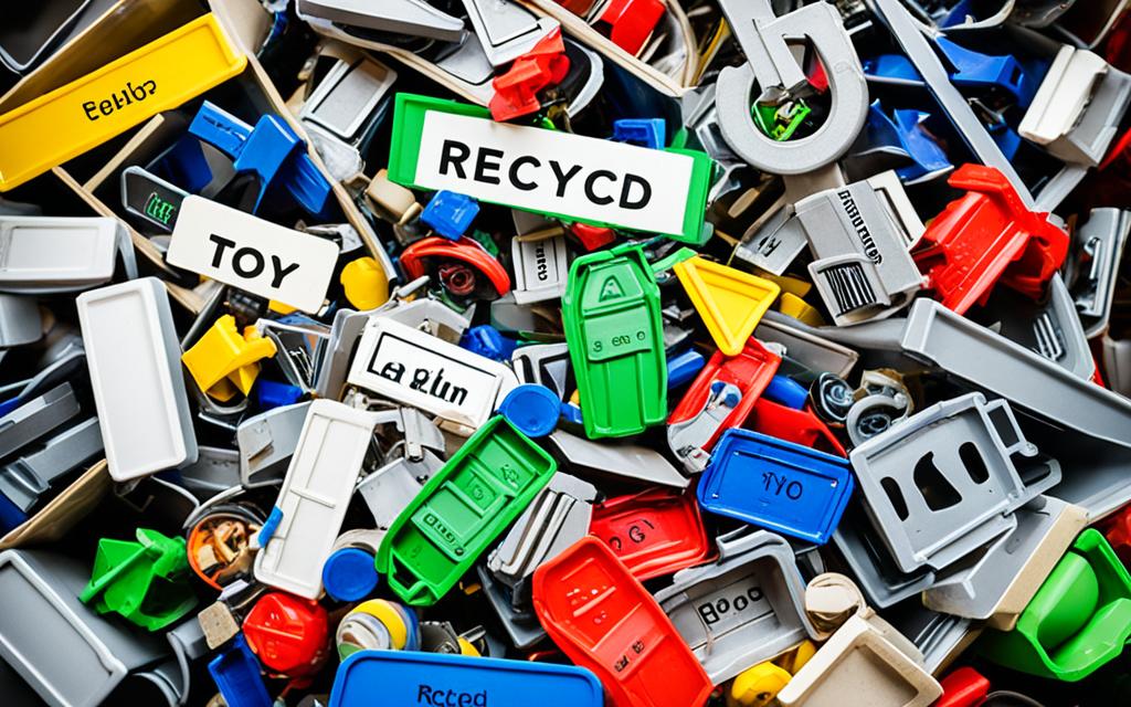 recycling en hergebruik van speelgoedonderdelen